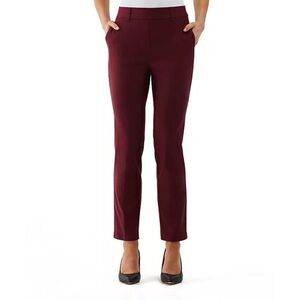 Rafaella Women's Pull-On Belt Loops Functional Pockets Stretch Ankle Pant NWT